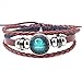 Produktbild Armbänder Konstellationen,Waage Leder 12 Sternbilder Leder Armbänder Armreifen &Amp; Braun Sternzeichen Armband Männer Frauen Schmuck Zubehör Geschenke