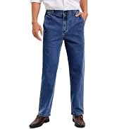 Stylish and Comfortable Elastic Waist Jeans for Men