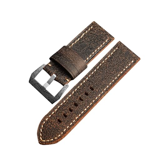 Bracelet de montre en cuir vintage 26mm pour look aventurier