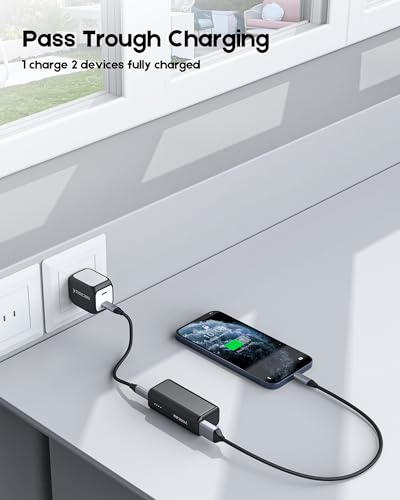 Yoocas RLI050C20W01 Mini Portable Charger- 5000Mah 4.5Oz Lightweight Power Bank-Dual Ports Pd 20W Fast-Charging Battery Pack Compatible thumb #5