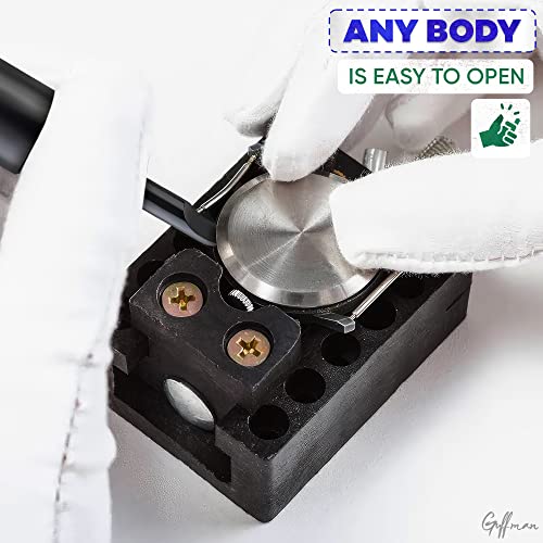 Guffman 1Pcs Watch Back Remover Tool - Watch Adjustment Tool Kit Mini Pry Bar Watch Screwdriver Set Watch Link Remover Tool For Watches - Guffman Watch Repair Tools Pry Tool Black Watch Tools Case Back Opener thumb #4