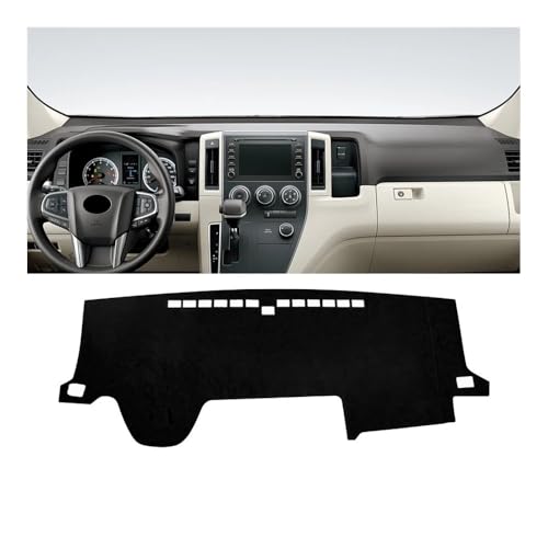 Tapis de tableau de bord Toyota Hiace H300 2019-2023 protection LHD noir