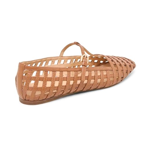 Mesh Ballet Flats Shoes for Women Woven Mary Jane Flats Buckle Strap Comfortable Casual Walking Dress Shoes4
