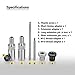 EWK 6 Pcs Bosch Injection Pump Timing Tool Kit VE Pump Adaptor Assembly for VW Audi Volvo Dodge Cummins