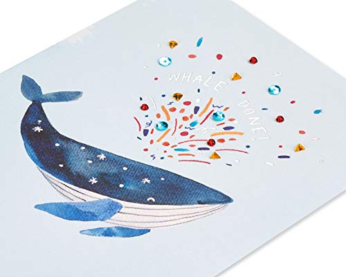 Image of Papyrus Funny Congratulations Card (Whale Done)