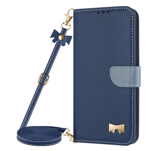 xinyunew Funda para Samsung Galaxy J3 2017/(J330) con Tapa, Funda Movil Samsung Galaxy J3 2017/(J330), Funda Libro Galaxy J3 2017/(J330) Carcasa Magnético Funda para Galaxy J3 2017/(J330), Azul