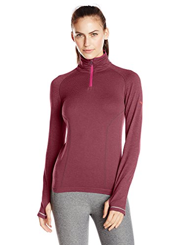 Mizuno Running Breath Thermo Haut Femme anti-froid et sans couture pour courir au sec