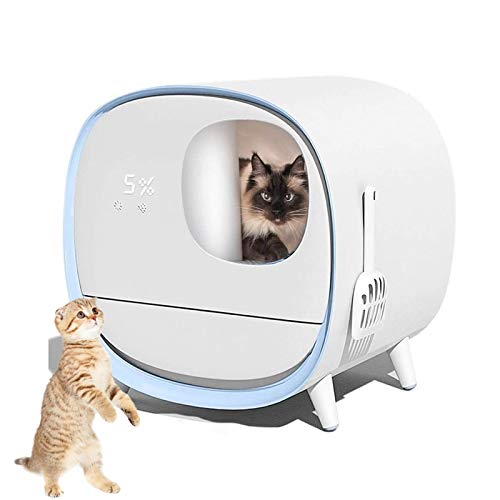 Lettiera Automatica Per Gatti XQDKoon - Autopulente Con App, Deodorante Ionico, Capacità 65L + 9L, Per Gatti Da 2.2 A 17.6 Libbre - Foto 10