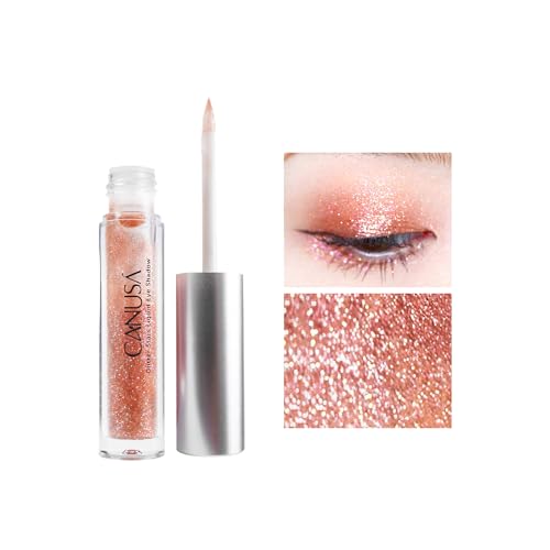 Canusa Liquid Glitter Eyeshadow & glitter eyeshadow that shimmers like shattered glass in every angle /2g/0.07 Fl Oz (Orange / 02)
