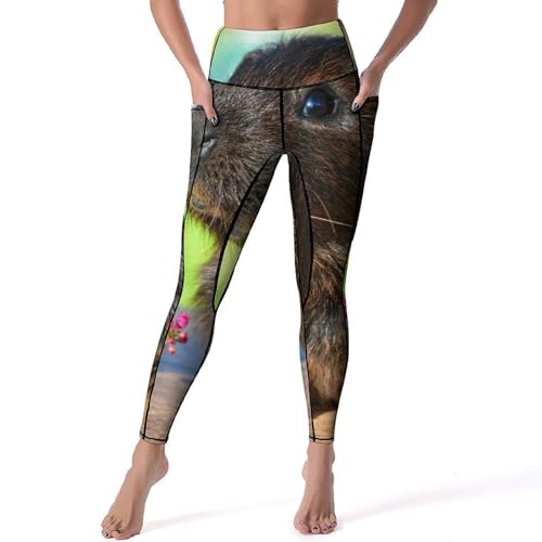 Leggings Cochon d'Inde de yoga pour femme active au quotidien