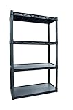 Plano Molding 904 Four-Shelf Utility Shelving, Dark Gray