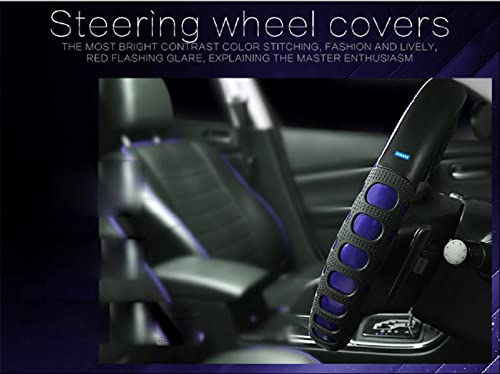 Image of NIKAVI Fashion Steering Wheel Cover (Medium -O)(38cm) Blue