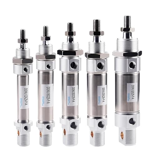 Cylindre pneumatique DSNU 10 en acier inoxydable pour l'automatisation de précision
