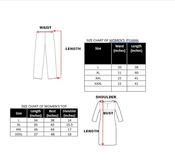 Duchess Women's Cotton Embroided Long Length Night Suit Set - Image 2 thumbnail