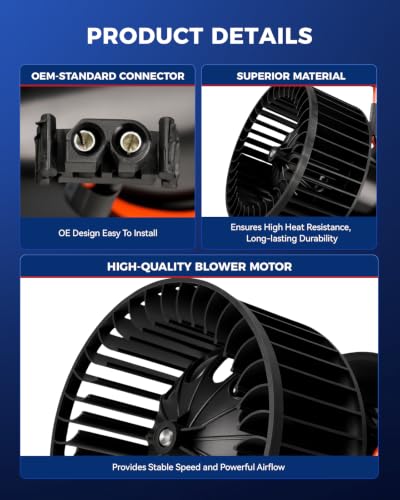Image of KAX 700165 AC Blower Motor for 320i /325i /325xi 2001-2005, X3 2004-2010