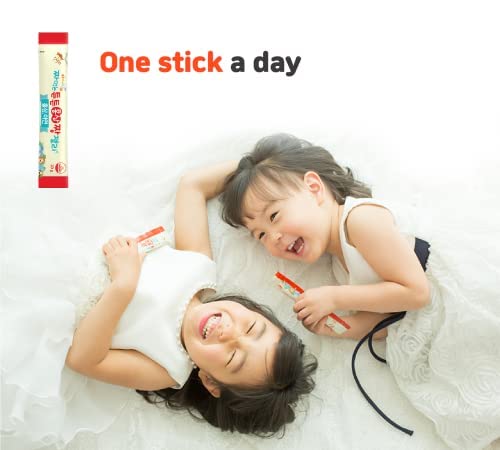 Farmer Queen Korea 6-Years-Old Red Ginseng Jelly Stick For Kid Great For Kid's Immune System (10 Stick ( Pack Of 3)) #TOP3