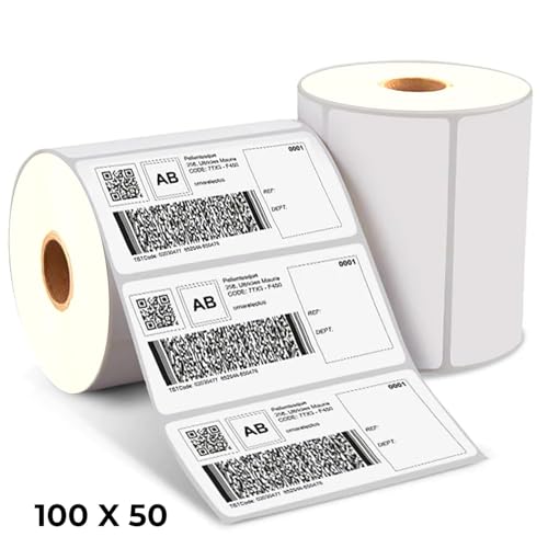 Image of ShreyansDirect Thermal Labels (Pack of 5, 100mm x 50mm)