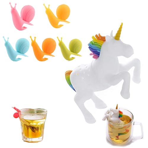 Unicorn & Snail Silicone Infusers