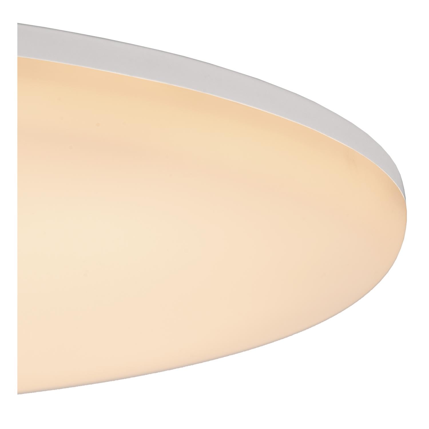 LUCIDE OLSON - Deckenleuchte Badezimmer - Ø 45 cm - LED - CCT - 1x45W 3000K/6500K - IP44 - Opal
