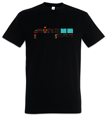 Urban Backwoods Knight Kitt Cockpit Rider Herren T-Shirt Schwarz Größe L