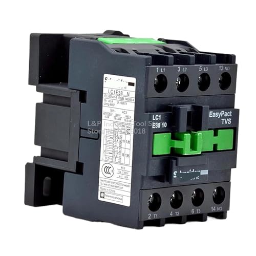 Relais LC1N3810M5N contacteur multi-contact 38A haute durabilité pour réseau électrique 220V