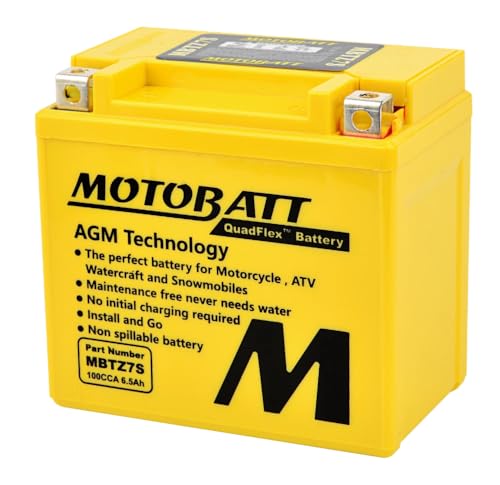 MOTOBATT(���g�o�b�g) MBTZ7S ���^ �����\�o�C�N�o�b�e���[ YTZ7S�݊� �t�� ��e��6.5Ah �[�d�� MF�o�b�e���[ �Y�[�}�[ �X�[�p�[�J�u110 STZ7S MBTZ7S
