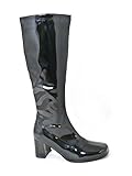  Ladies – Botas de disfraz de Go Go, fiesta de años 60, 70, retro, tallas 35,5, 37, 38, 39,5, 40,5, 42, varios diseños, color multicolor, talla 36 EU