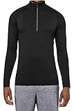 Lululemon Mens Metal Vent Tech 1/2 Zip Long Sleeve Shirt (Black, M)