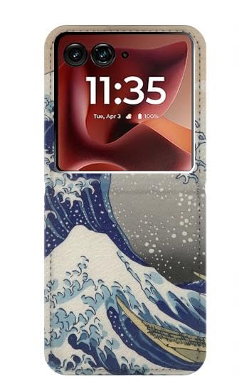 Housse Motorola Razr 50 Ultra La Grande Vague : l'accessoire idéal pour vos sorties urbaines