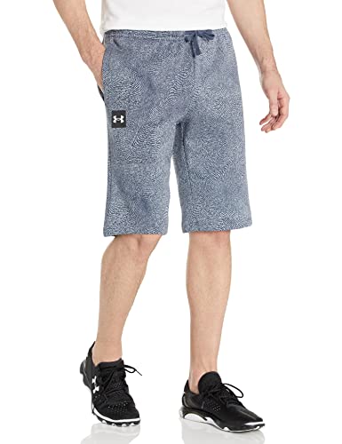 Short Rival Terry Imprimé Coton Molleton Doux avec Poches Homme
