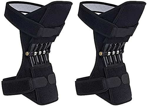 Knee Support Power Brace | Spring Force Knee Booster Pads | Joint Pain Relief Leg Support Belt | Adjustable | Non Slip Knee Stabilizer for Sports Walking Climbing | Recovery Support | Protective Sport(MULTICOLOR)-image-17