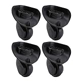 Alomejor Gepäck Koffer Rad Links und Rechts Gepäck Koffer Schwenkräder Ersatz Zubehör für Trolley Koffer (4 Teile/Paket)