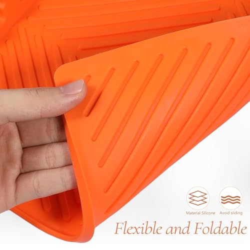 Alfombrilla de silicona premium para encimera de diseño resistente y lavable 6