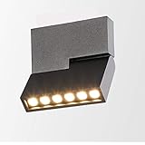imagenes de lamparas para techos inclinados ✔ Colores claros: blanco cálido (3000K), la potencia:12W, Dimensiones: 13.3 x 11.6 x 2.6 cm, material: aluminio,Voltaje: 85 - 265V.