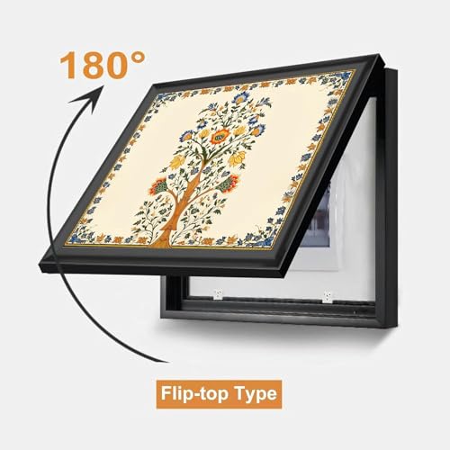 Image of PAINTINGMANTRA Customized Upload Your Painting or Photo Decorative Framed Wall Art Print Cover for Mcb Box, Electric Board, Meter Box Cover (Size: 17x13 Inch)