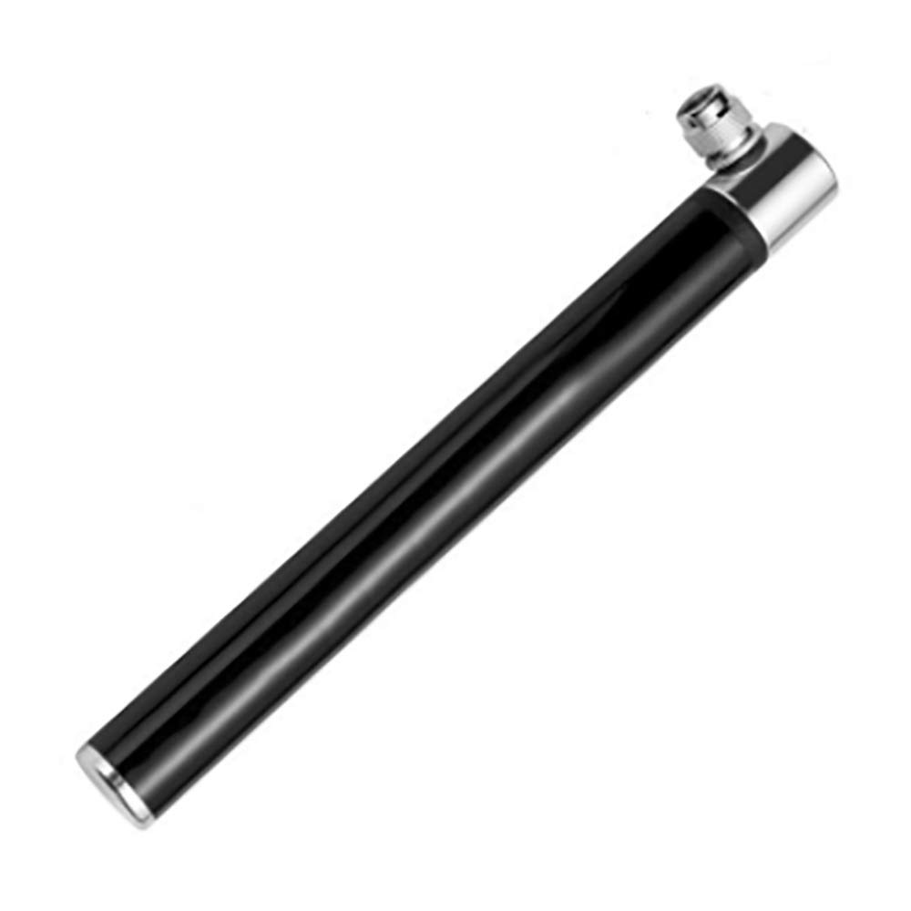 Pompka rowerowa Mini pompka rowerowa Aluminiowa pompka ręczna wysokociśnieniowa z uchwytem mocującym Łatwe pompowanie (Kolor: czarny, rozmiar: 198 mm)