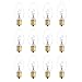 XIANNIDE YEE 12 Pack 25 Watt Bulbs for Scentsy Plug-in Nightlight Wax Warmers, Home Fragrance Wax Diffusers & Salt Lamps, 120 Volt Bulk Bulb Replacements