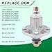 Boeray Lawn Mower Assembly for John Deere D140 Spindle,D100-D160 LA100-LA165 X110 X120 and X140 GY20454,GY20867,GY20962 Oregon 82-359 Raisman 80-12-041 Stens 285-851 TSB 502-0039 with 4 Tapped Bolts
