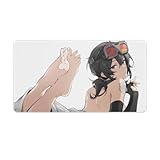 ゼンレスゾーンゼロ グレース ゲーミングマウスパッド サイズ 非スリップ加工 キャラクターイラスト印刷 滑り止め 大型マウスパッド