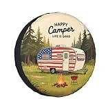 Life is Good Spare Tire Cover Weatherproof Sun Protection Dust-Proof Wheel Tire Cover...