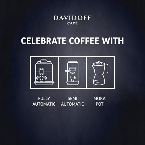 Image of Davidoff Crema Elegant Harmonious & Aromatic Whole Beans Coffee - 6 /12 Intensity - 100% Arabica - 500G