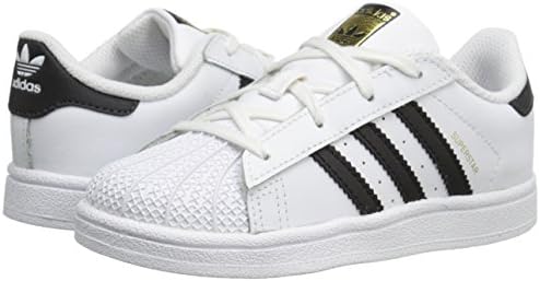 adidas Originals unisex child Superstar Sneaker, White/Core Black/Core White, 7 Big Kid US | Image 6