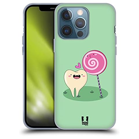 Funda de Gel Suave Head Case Designs para iPhone 13 Pro Cover