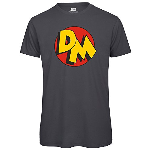 Danger Mouse® DM Icon Mens T-Shirt (Dark Grey, XL)