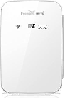 Lodówka samochodowa 8-litrowa lodówka do pielęgnacji skóry AC/DC lodówka do sypialni Świetna do pielęgnacji skóry, żywności, leków, mleka z piersi, domu i podróży, biała zamrażarka mini