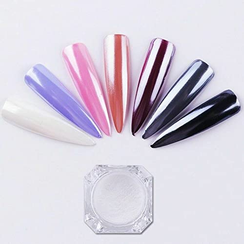 1 Box 0.2G Laser Nail Glitter Peacock Mirror Powder Laser Dust Nail Art Chrome Pigment Powder Rose Gold Silver Mix Nail Art Glitter Sequins Diy Sparkly Paillette Charm Flakes Gel Nail Decorations #TOP5