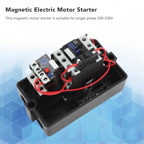 Arrancador magnético monofásico para motores 32A, interruptor de control para motores eléctricos, herramientas eléctricas y maquinaria industrial miniatura 2