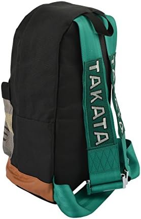 JDM Takata backpack bag + FREE Bride LANYARD green racing straps harness laptop pocket and the coolest look ever