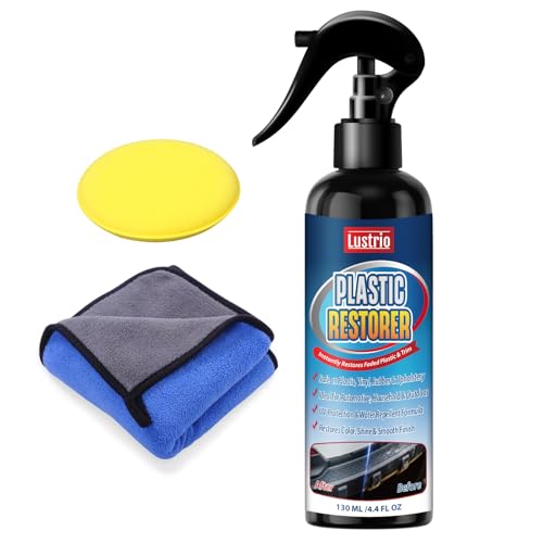 Black Trim & Plastic Restorer for Cars (4.4oz/130ml) | Restores