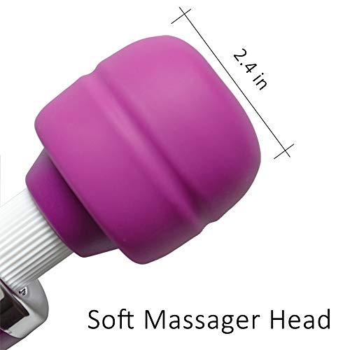 Image of CHARMING 10 Speeds Wired Powerful Handheld Massager with Strong Vibrations, Personal Therapy Massager for Sports Recovery, Muscle Aches, Body Pain (Purple)